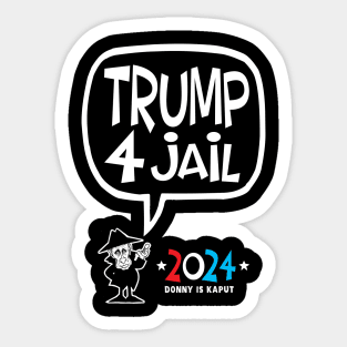 Trump 4 Jail Sticker